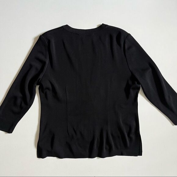 Misook Vintage Cardigan Black Small - Picture 7 of 7